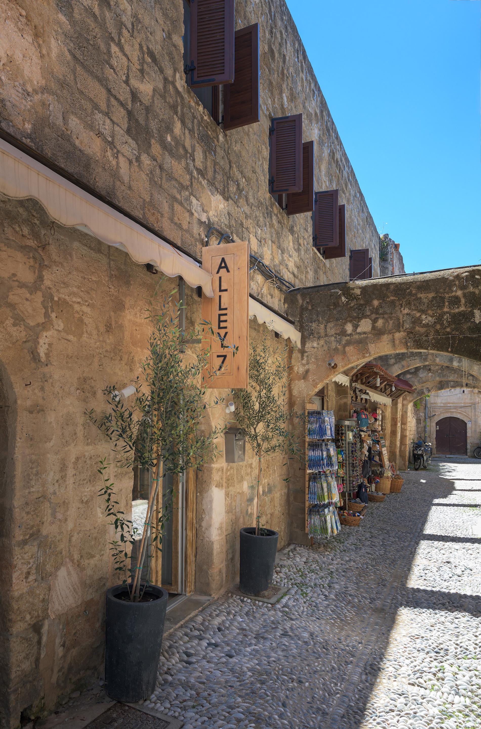 Alley 7, Old Town Rhodes City Kültér fotó